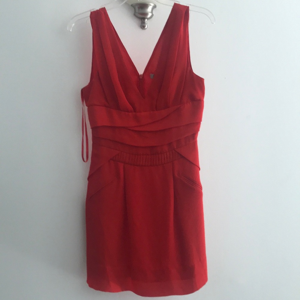BCBG Red Cocktail Dress